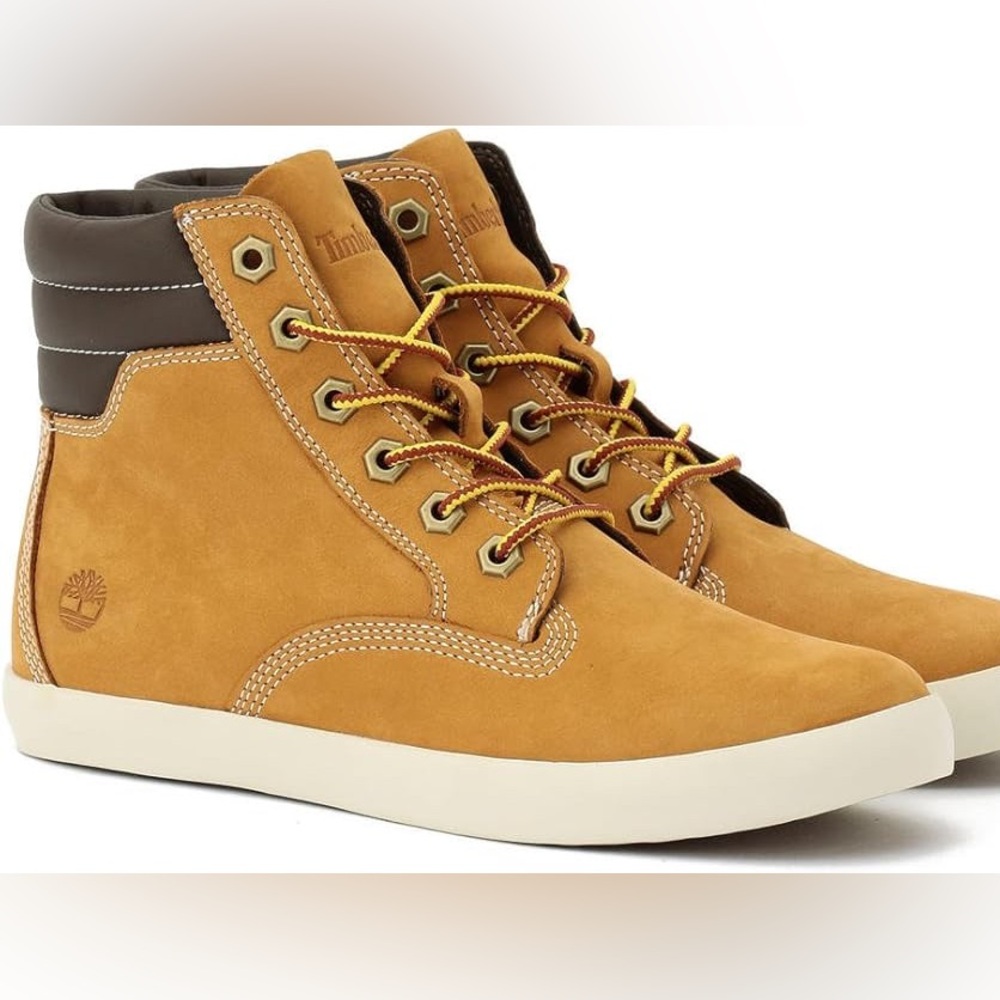 Timberland Dausette Women’s Sneaker Boots | Size 9.5 | Wheat Leather & Suede